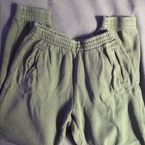 Olive green John Galt/ Brandy Melville sweatpants